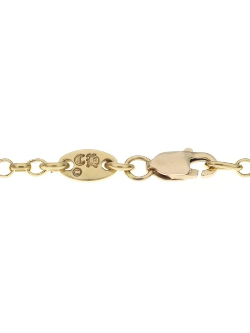 Chrome Hearts 22k Neckchain Roll Chain Necklace Gold